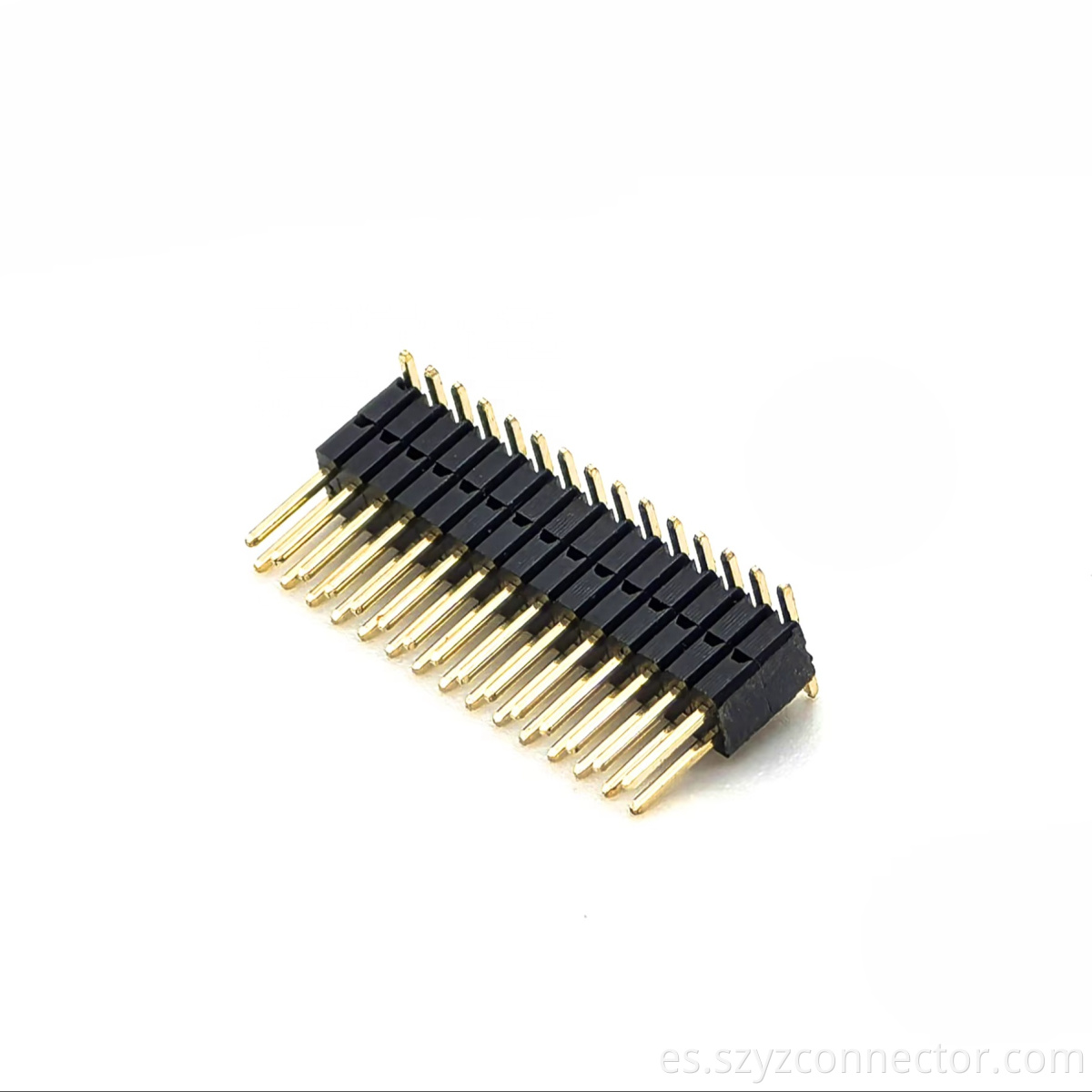 Dual Row SMT Pin Header Connector 1.27mm Pitch SQ0.4/0.46mm H2.5+2.5mm 2*15P